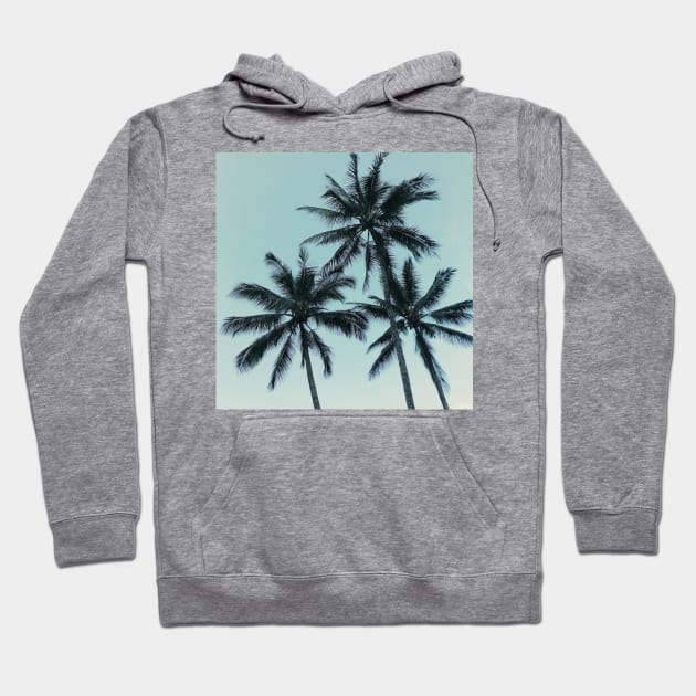 Palm Trees By the Beach Hoodie by AlexandraStr